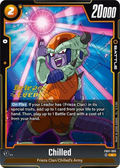 Chilled FB07-085 Wish For Shenron Release Event Cards Fusion World card