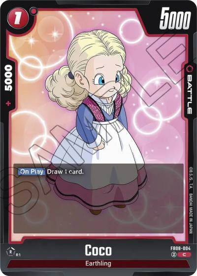 Coco FB08-004 Saiyan's Pride Fusion World card