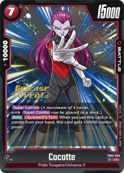 Cocotte FB03-008 Raging Roar Release Event Cards Fusion World card