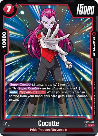 Cocotte FB03-008 Raging Roar Fusion World card
