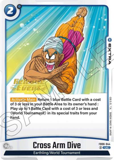 Cross Arm Dive FB06-044 Rivals Clash Release Event Cards Fusion World card