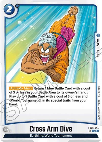 Cross Arm Dive FB06-044 Rivals Clash Fusion World card