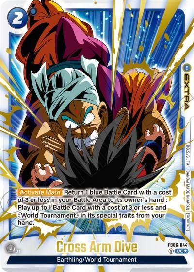 Cross Arm Dive Limited Pack 02 Alternate Art FB06-044 Tournament and Championship Promos Fusion World card