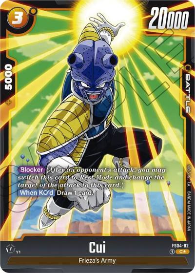 Cui Bonus Pack Alternate Art FS04-02 Starter Deck 4: Frieza Fusion World card