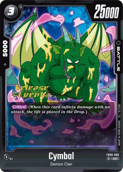 Cymbal FB06-099 Rivals Clash Release Event Cards Fusion World card