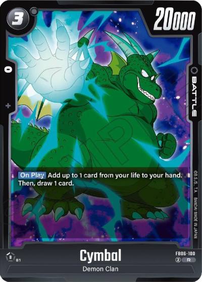 Cymbal FB06-100 Rivals Clash Fusion World card