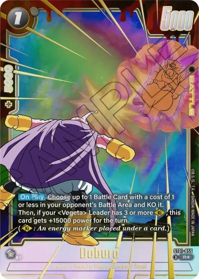 Dabura Alternate Art ST01-055 Story Booster 01 Fusion World card