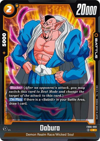 Dabura FB06-080 Rivals Clash Fusion World card