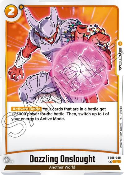 Dazzling Onslaught FB05-090 New Adventure Fusion World card