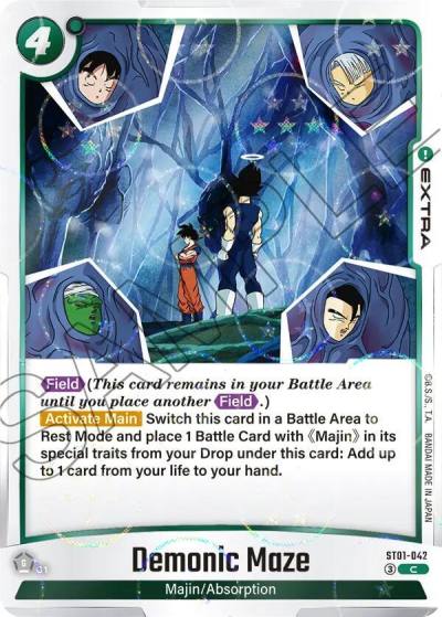 Demonic Maze Dragon Ball Pattern ST01-042 Story Booster 01 Fusion World card