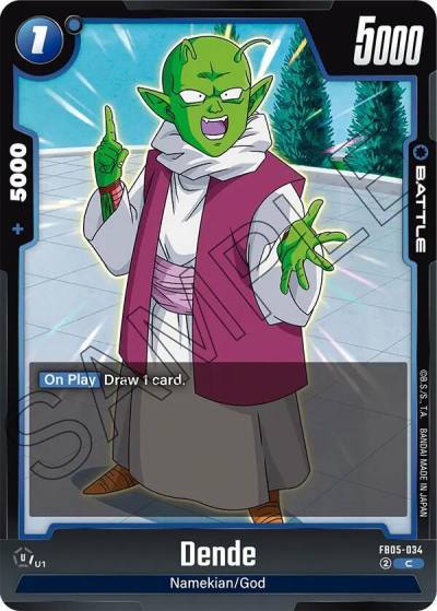 Dende FB05-034 New Adventure Fusion World card