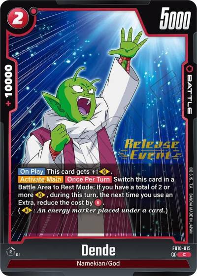 Dende FB10-015 Cross Force Release Event Cards Fusion World card