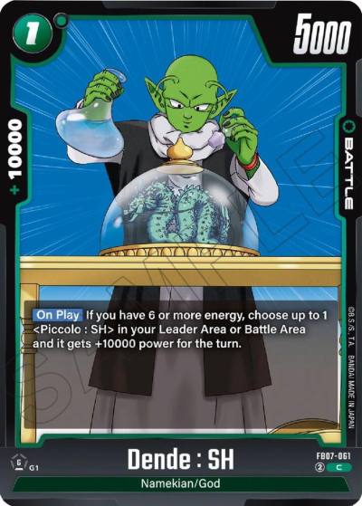 Dende SH FB07-061 Wish For Shenron Fusion World card
