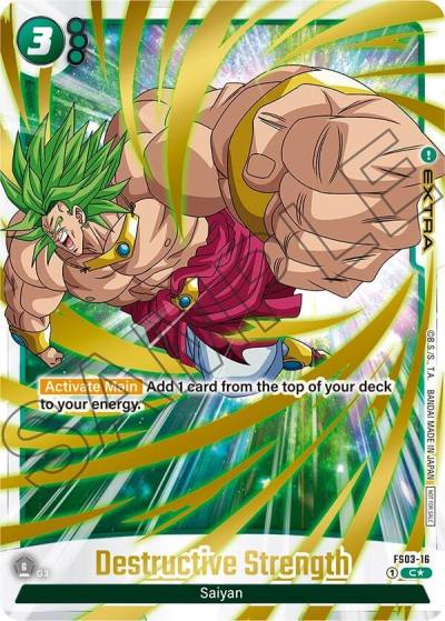 Destructive Strength Championship Pack 03 FS03-16 Tournament and Championship Promos Fusion World card