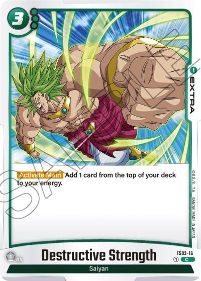 Destructive Strength FS03-16 Starter Deck 3: Broly Fusion World card