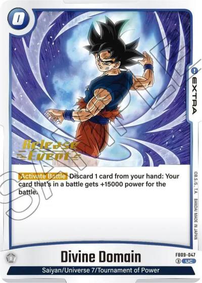 Divine Domain FB09-047 Dual Evolution Release Event Cards Fusion World card