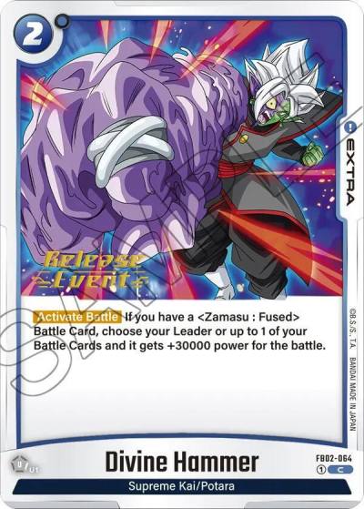Divine Hammer FB02-064 Blazing Aura Release Event Cards Fusion World card