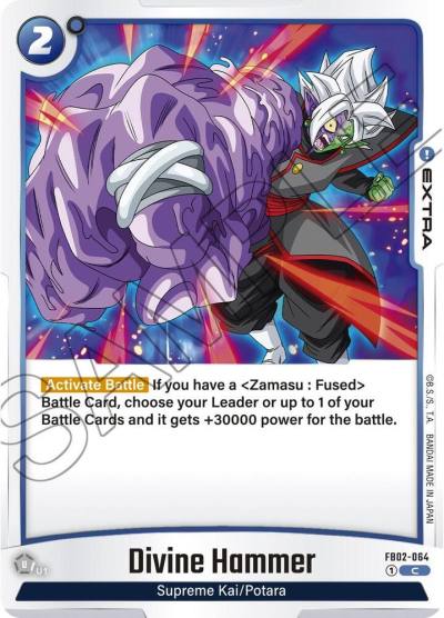 Divine Hammer FB02-064 Blazing Aura Fusion World card