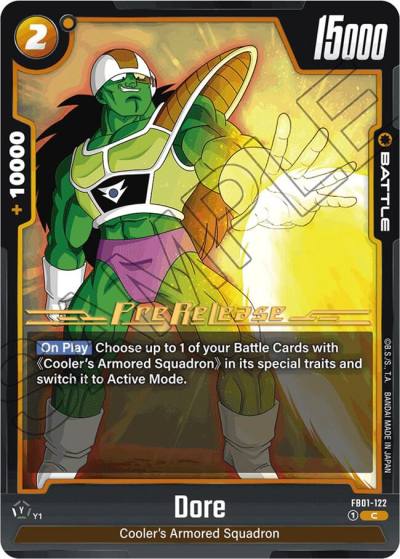 Dore FB01-122 Awakened Pulse Pre-Release Cards Fusion World card