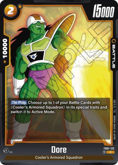 Dore FB01-122 Awakened Pulse Fusion World card