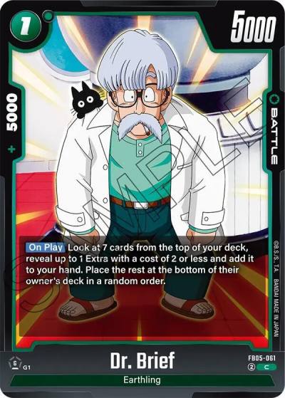 Dr Brief FB05-061 New Adventure Fusion World card