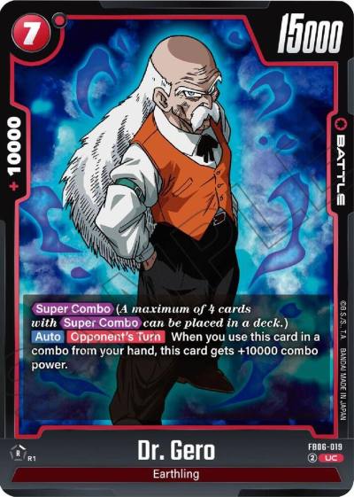 Dr Gero FB06-019 Rivals Clash Fusion World card