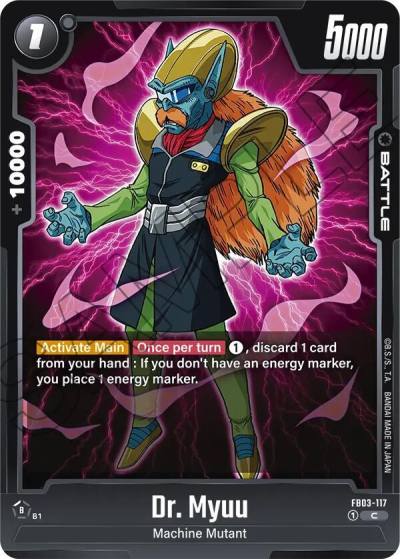 Dr Myuu FB03-117 Raging Roar Fusion World card