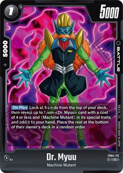 Dr Myuu FB04-112 Ultra Limit Fusion World card