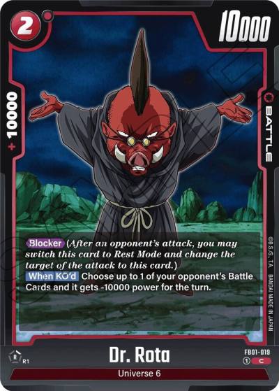 Dr Rota FB01-019 Awakened Pulse Fusion World card