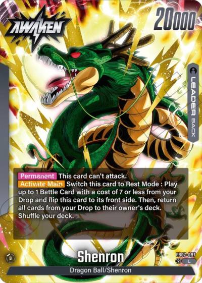Dragon Ball Shenron FB07-097 Wish For Shenron Fusion World card