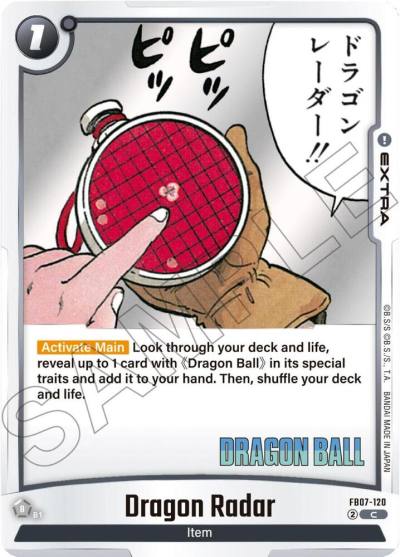 Dragon Radar FB07-120 Manga Booster 02 Fusion World card