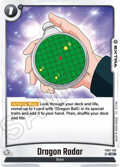 Dragon Radar FB07-120 Wish For Shenron Fusion World card