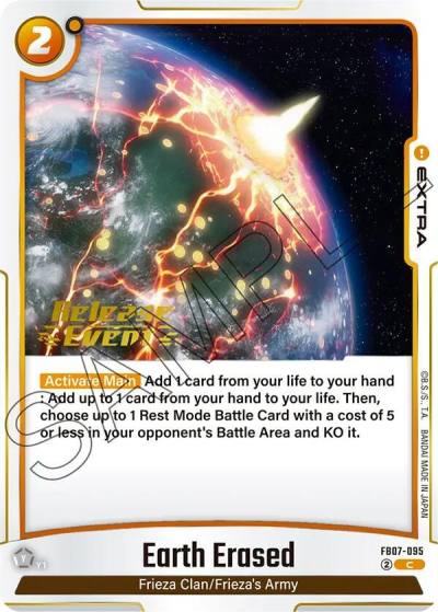 Earth Erased FB07-095 Wish For Shenron Release Event Cards Fusion World card