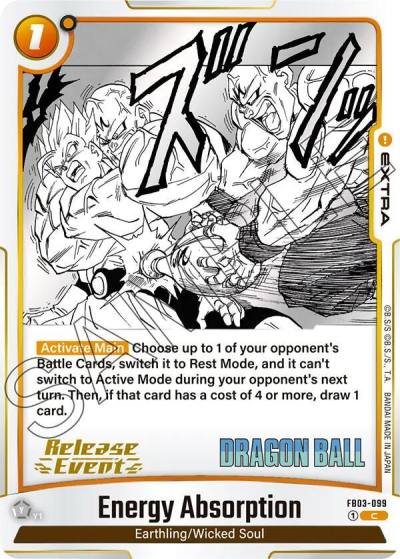 Energy Absorption FB03-099 Manga Booster 01 Release Event Cards Fusion World card