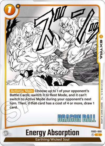 Energy Absorption FB03-099 Manga Booster 01 Fusion World card