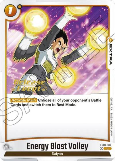 Energy Blast Volley FB02-138 Blazing Aura Release Event Cards Fusion World card