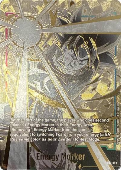Energy Marker Alternate Art Gold E01-01 Fusion World Energy Markers Fusion World card