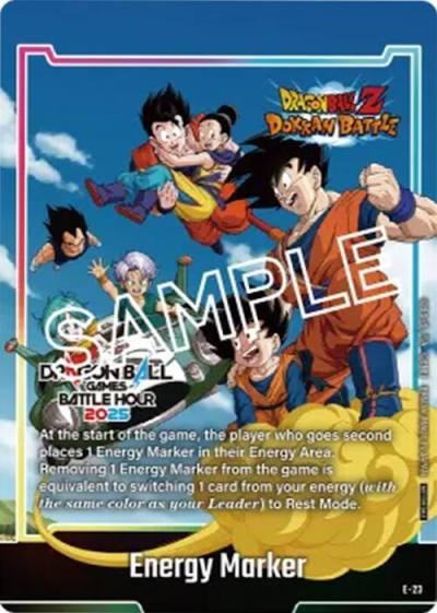 Energy Marker Dragon Ball Games Battle Hour 2025 Promo Card Set E-23 Fusion World Energy Markers Fusion World card