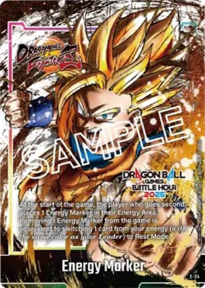 Energy Marker Dragon Ball Games Battle Hour 2025 Promo Card Set E-24 Fusion World Energy Markers Fusion World card