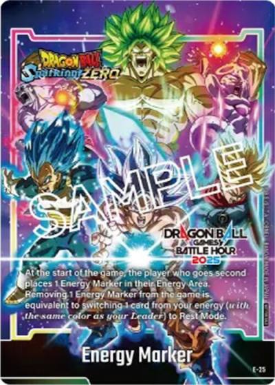 Energy Marker Dragon Ball Games Battle Hour 2025 Promo Card Set E-25 Fusion World Energy Markers Fusion World card