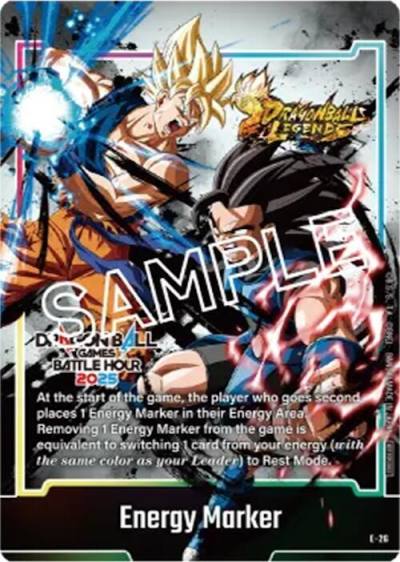 Energy Marker Dragon Ball Games Battle Hour 2025 Promo Card Set E-26 Fusion World Energy Markers Fusion World card