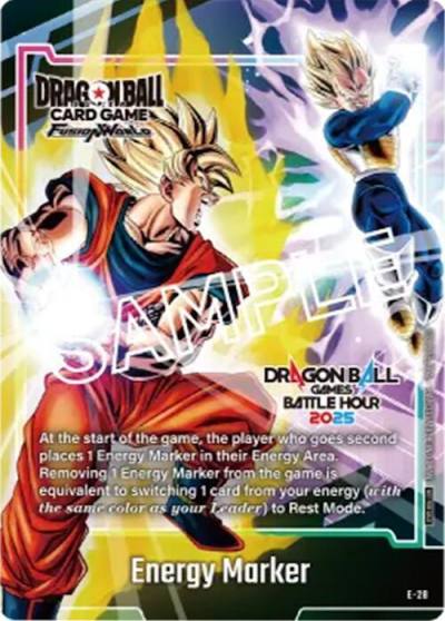 Energy Marker Dragon Ball Games Battle Hour 2025 Promo Card Set E-28 Fusion World Energy Markers Fusion World card