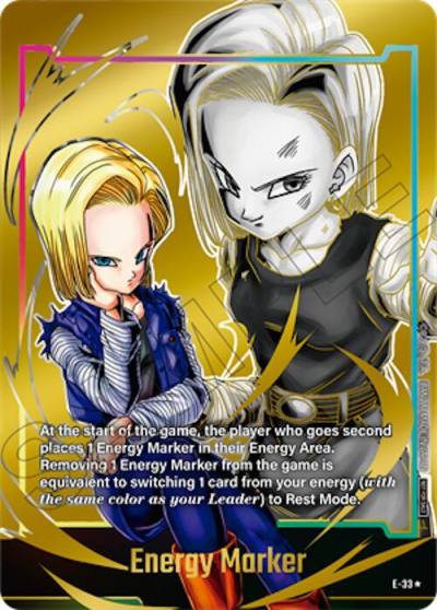 Energy Marker Gold E-33 Fusion World Energy Markers Fusion World card