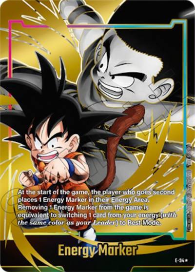 Energy Marker Gold E-34 Fusion World Energy Markers Fusion World card