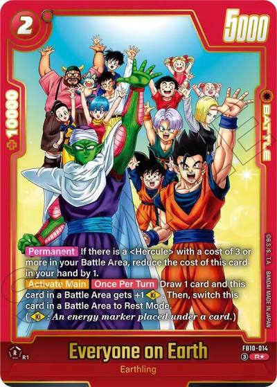 Everyone on Earth Alternate Art FB10-014 Cross Force Fusion World card