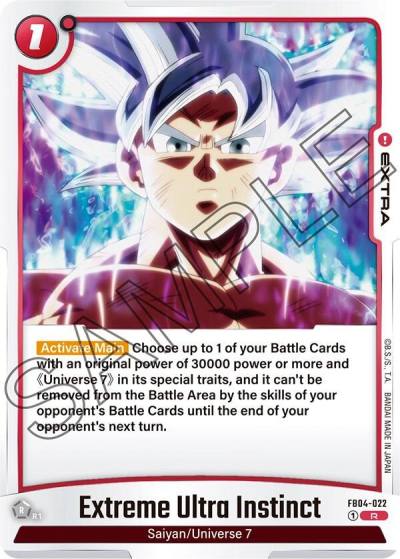 Extreme Ultra Instinct FB04-022 Ultra Limit Fusion World card