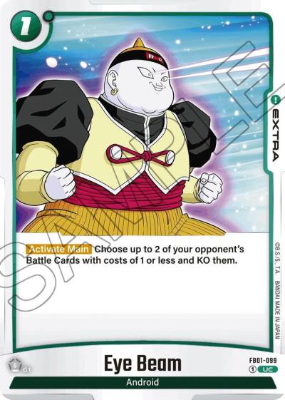 Eye Beam FB01-099 Awakened Pulse Fusion World card