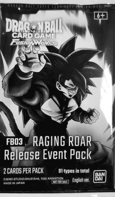 FB03 Raging Roar Release Event Pack  Raging Roar Release Event Cards Fusion World card