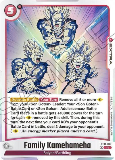 Family Kamehameha ST01-015 Story Booster 01 Fusion World card