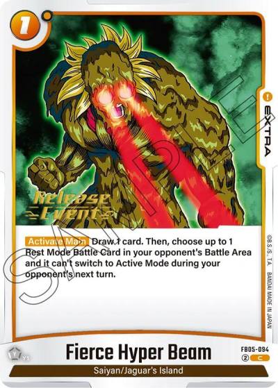 Fierce Hyper Beam FB05-094 New Adventure Release Event Cards Fusion World card